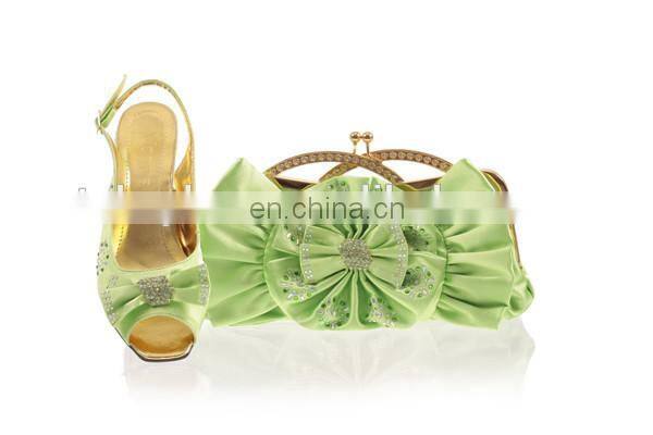 High quality italian shoes and bag italian matching shoes and bags for woman