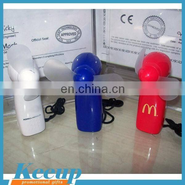 Customized LED plastic electronic small hand fan