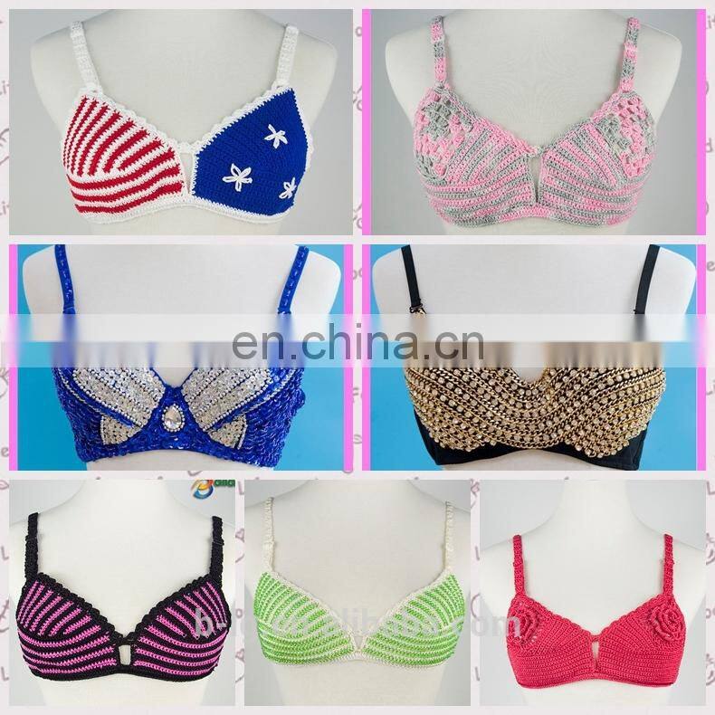 Bailange 2016 Newest lady unique crochet bra swimming cloth sexy lady bra