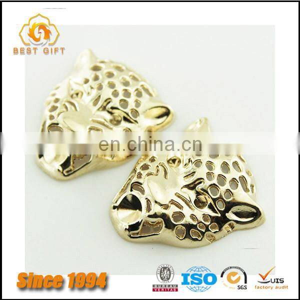 Guangdong Factory Wholesale Custom Garment Accessories Jacket Gold Metal Flower Zippers