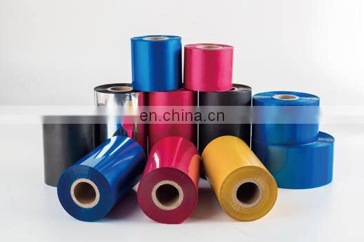 xinxiang fineray White Wax Resin TTR Thermal Transfer barcode ribbon custom printable zebra printer labels