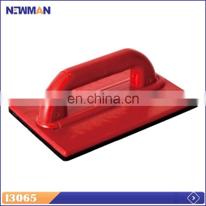 I3101 Reliable Supplier 28x12cm Big Mason Float Trowel With Plastic and Rubber Handle
