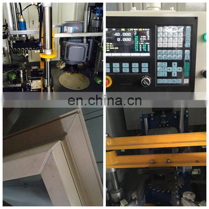 cnc automatic pvc windows corner cleaning machine