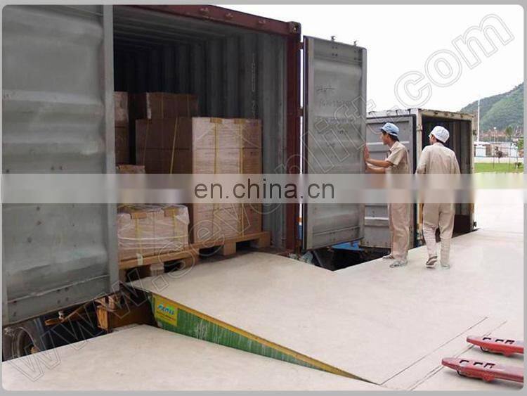 7LGQ Shandong SevenLift stationary trailer ramp dock leveler manual for forklift loading