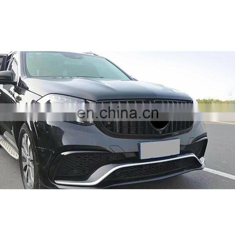 Front Grille Bumper Grill 16-18 BLK For Mercedes-Benz GLS-Class X166 GLS450 GT R