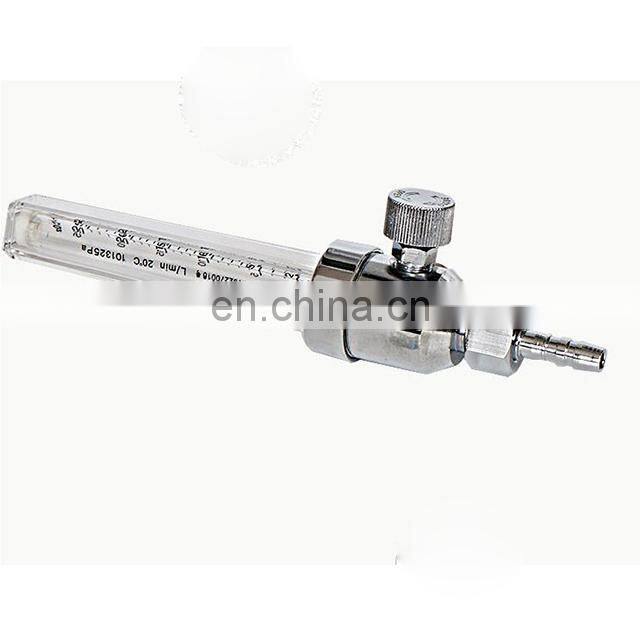 Oxygen argon carbon dioxide flow tube flowmeter pressure reducer accessories