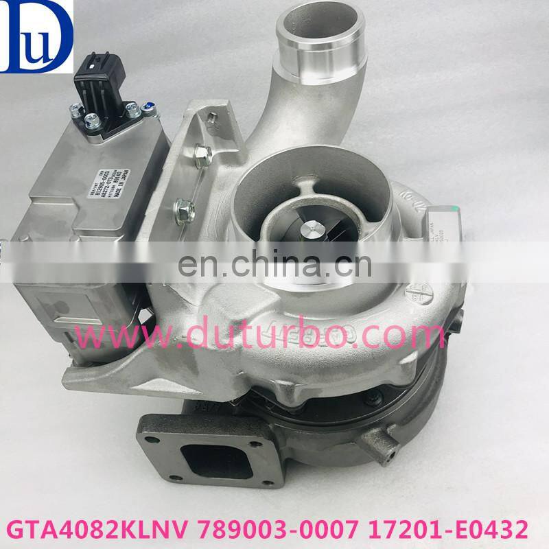 GTA4082KLNV TURBO  789003-0007 17201-E0432 turbocharger for Kobelco Excavator SK350-13 Engine