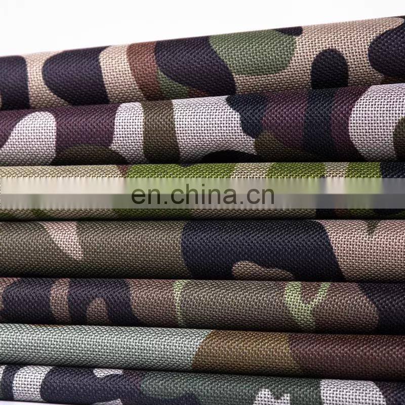 Polyester Camouflage Oxford Fabric 600D Oxford With PVC Coating For bags/tent