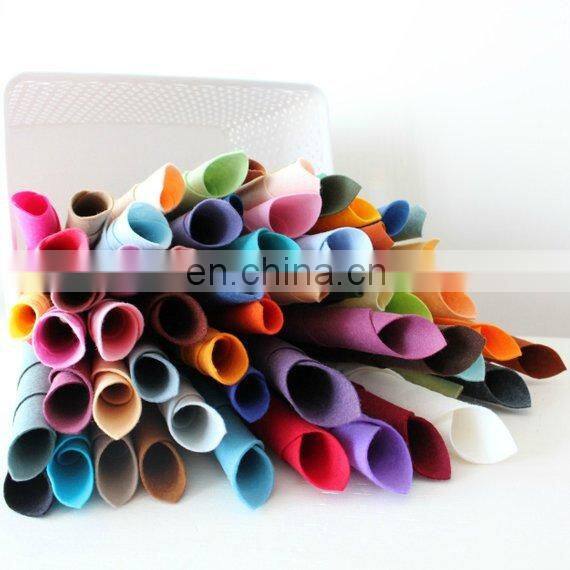 non-woven needle punched Color felt fabric bulk pack for Crafts