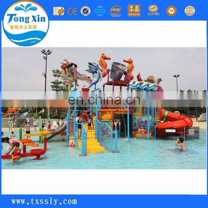 water spray equipment fiberglass slide water house