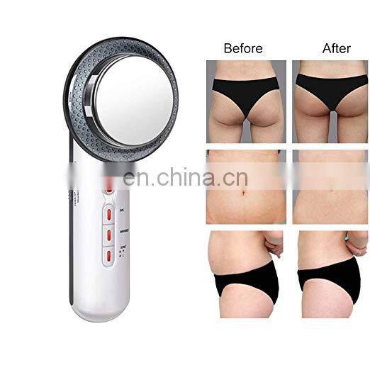 Portable  3-In-1 Ultrasonic Cavitation Fat Remover Body Massage Slimming Anti Cellulite Beauty Machine