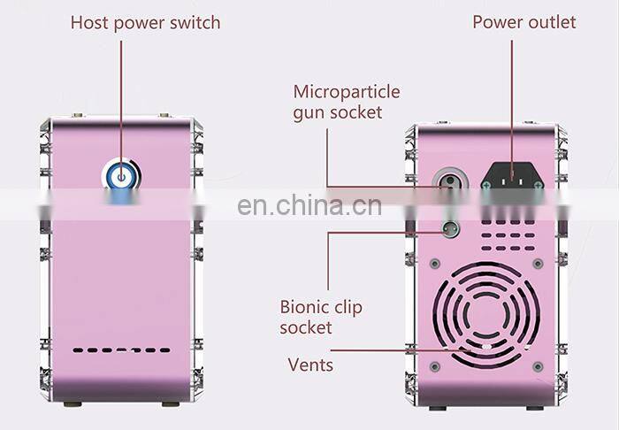 Meso Gun Facial Hydrating Needle Free Jet Injection Machine With EMS Microcurrent