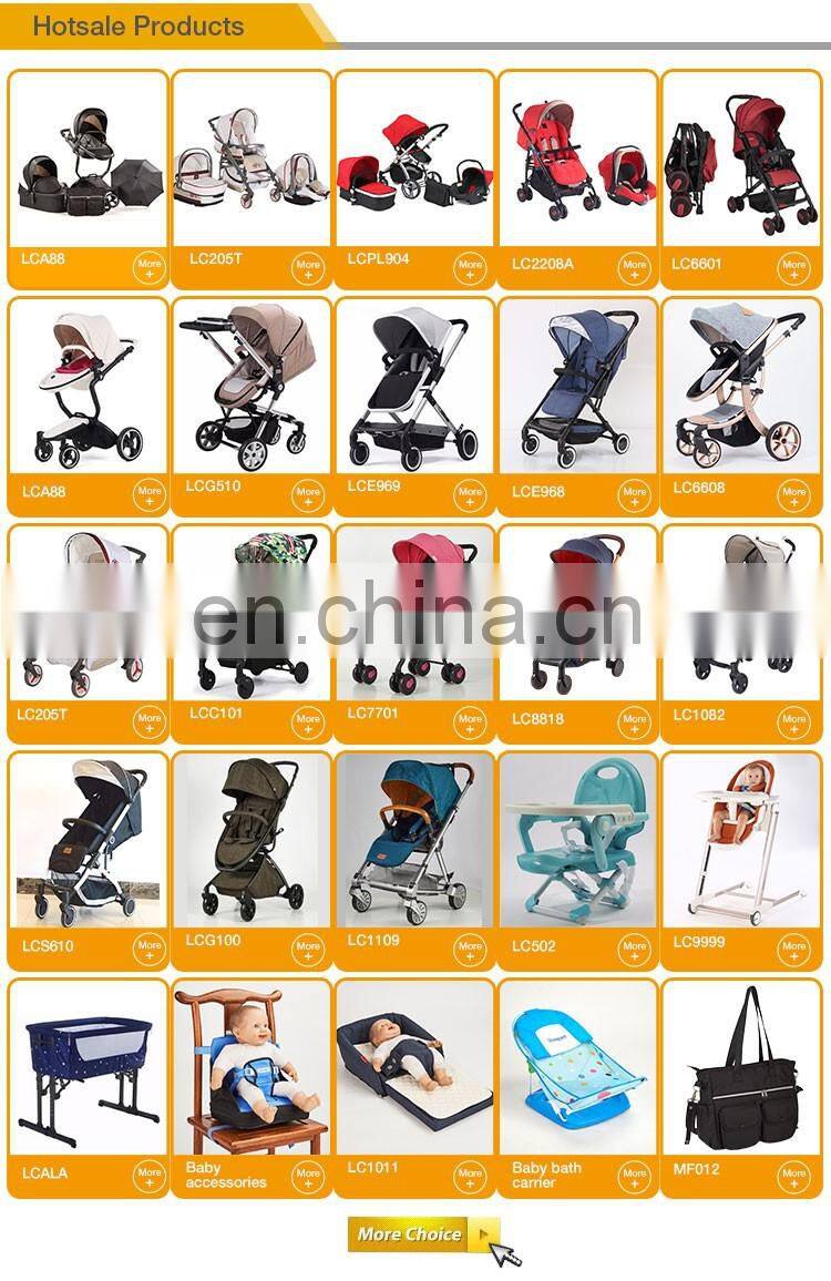 Luxury stroller 3 in 1 EN1888 approved baby stroller