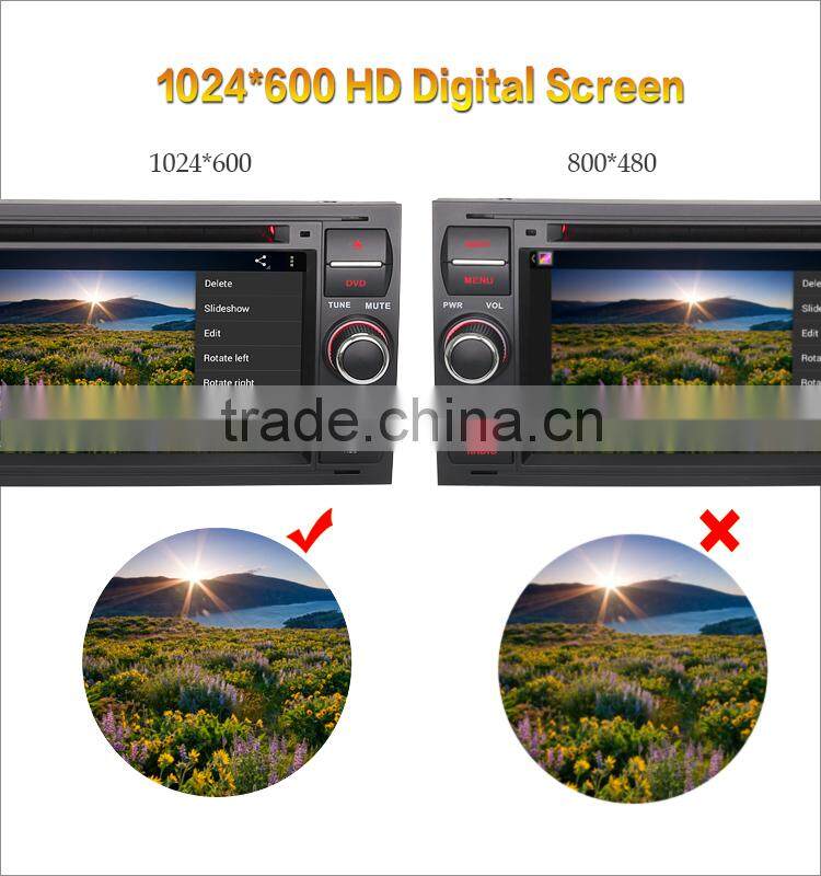 Erisin ES2301F 2 Din 7 Inch Touch Screen Car DVD Player for Connect 2006