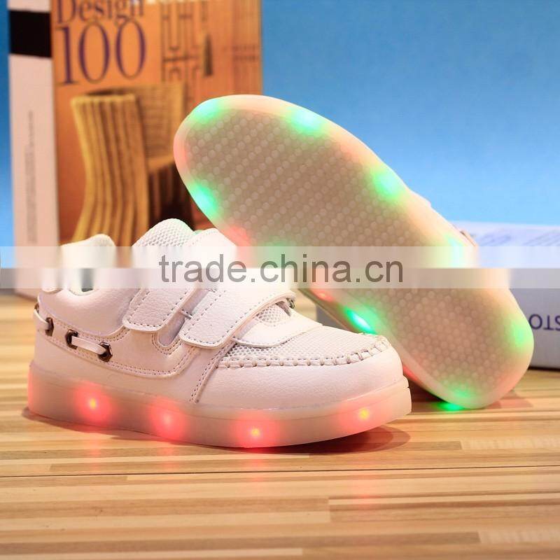 Kid Children USB Charging light Flashing Sneakers LED Shoes Kid Shoes With Light