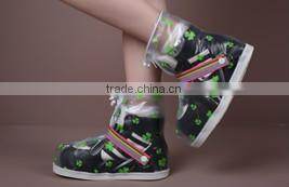 Waterproof shoe cover short rain boots PVC shoe cover