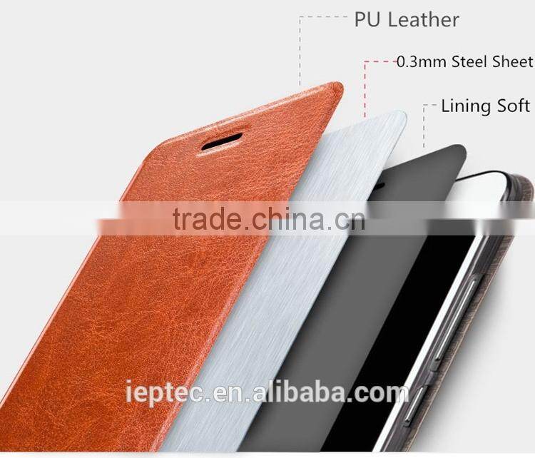 2016 MOFi Case Cover for Meizu MX6 M681Q, Mobile Phone Flip Leather Cover for Meizu MX 6 Case