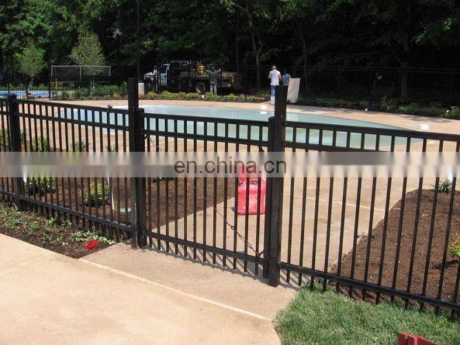 high quality smooth top steel fencing