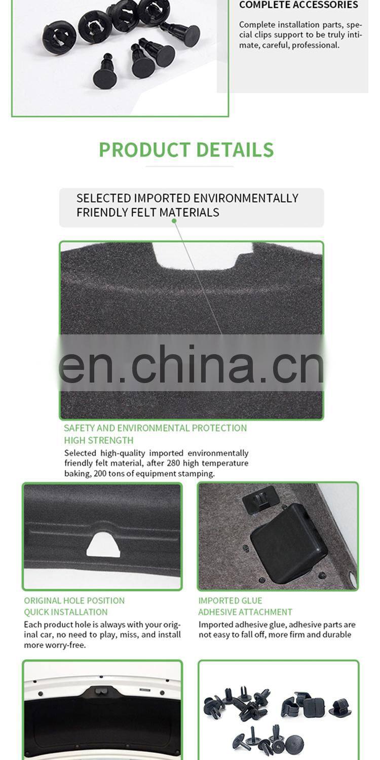 Auto parts manufacturer 84620SNVH00ZA car mats trunk lid liner for Honda Civic 2006-2011