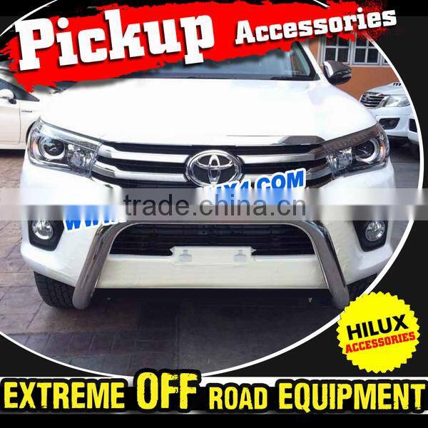 Black Powder Coated Steel Tow Bar For 2015 Toyota Hilux Revo