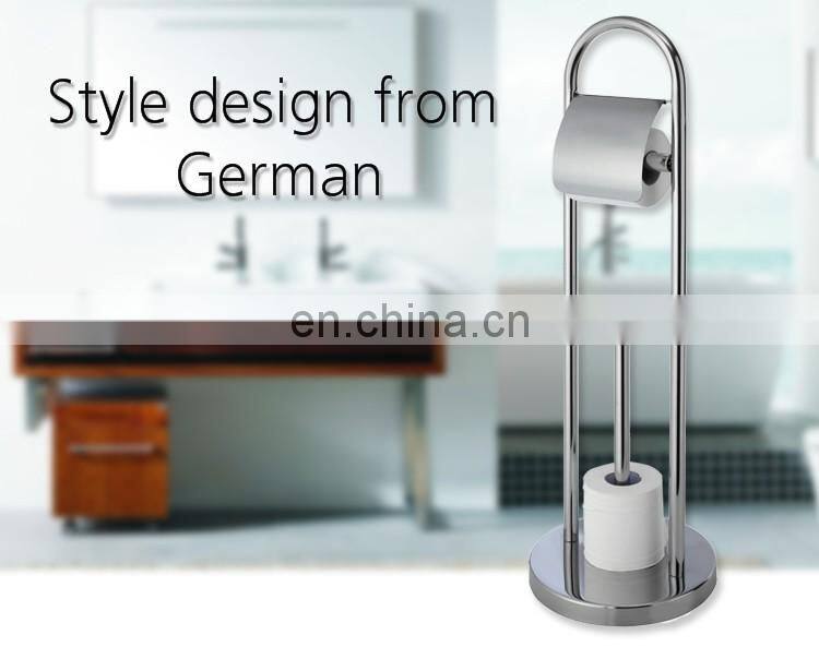 Stainless Steel Free Standing Toilet Paper Holder