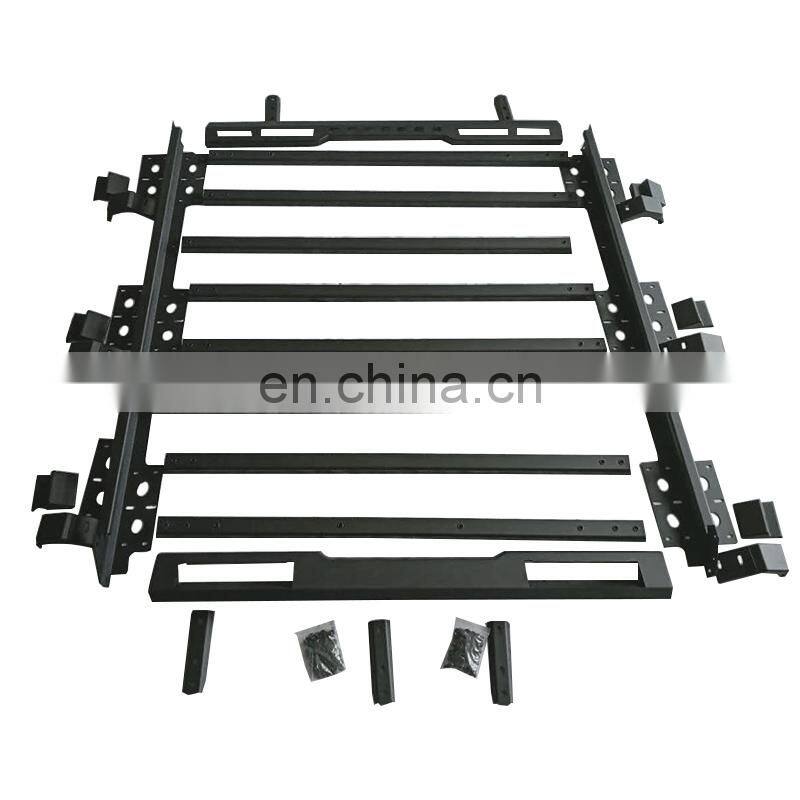 Offroad Aluminum Roof Rack for Suzuki Jimny 2019+ Auto Part Roof Luggage with Light Hole