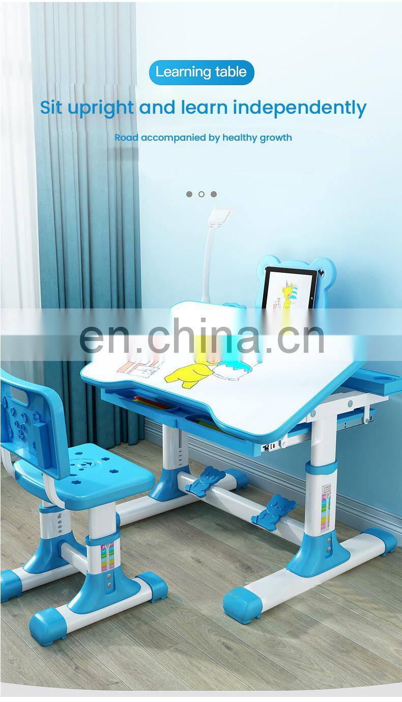 2021 study table for kids adjustable height smart study table height adjustable desk children sitting posture correction