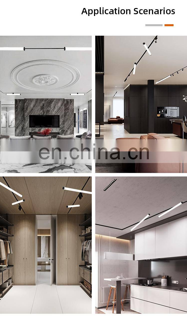 HUAYI Wholesale Price Modern Linear Lamp Living Room 6w 12w LED Magnetic Track Light