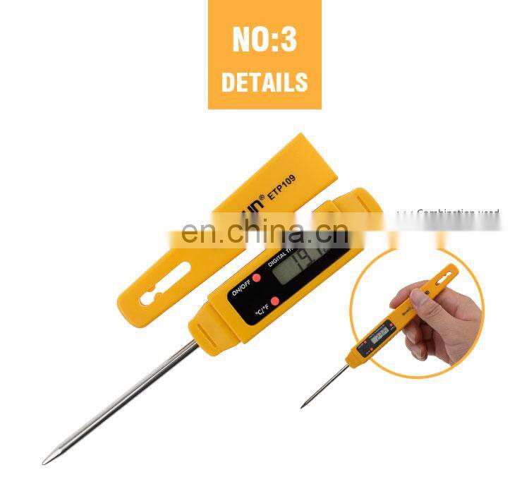 allosun ETP109B Food Portable Digital Pen Type Thermometer Electronic Temperature Meter With Stainless Probe