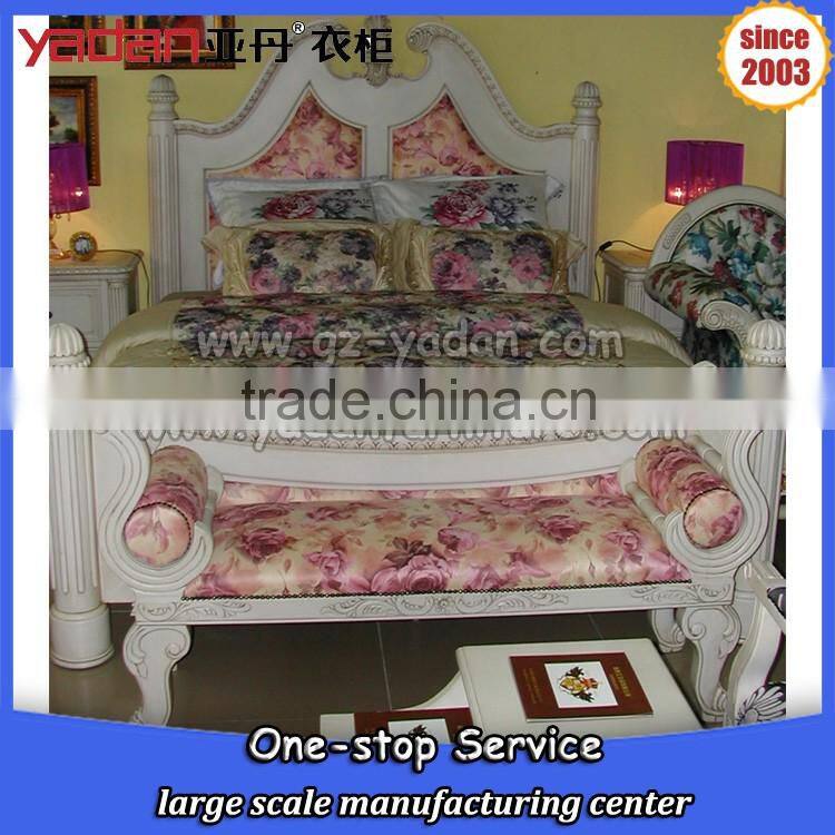 modern bedroom furniture custom made luxury pu solid wood bed