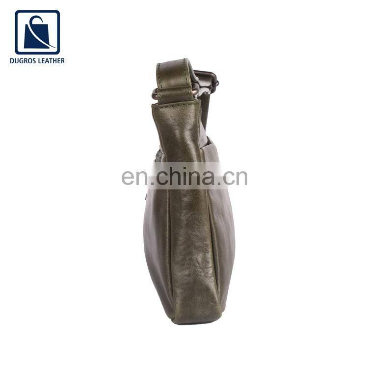 Elegant Design Luxury Polyester Lining Material Good Quality Wholesale Genuine Leather Women Sling Bag for Women