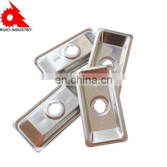 Outdoor Stainless Steel Smokeless Rectangle Non Stick Universal Flame Bbq Fish Pizza Roasting Griddle Grill Pan