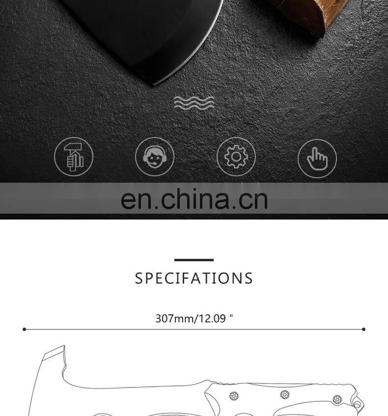 Outdoor multifunctional stainless steel axe safety fire axe high quality camping survival axe