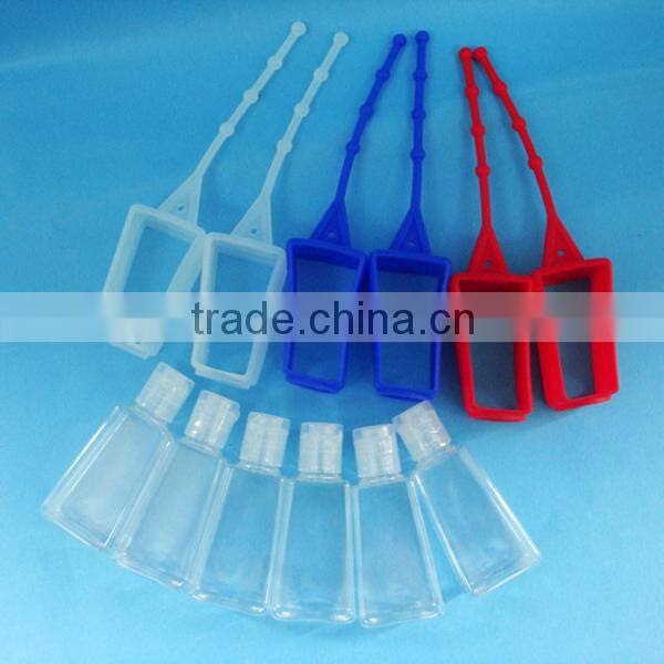 hand-washing liquid silica gel bottle,Hand Sanitizer Bottle With Silica Gel Case,bottle20ml 30ml,
