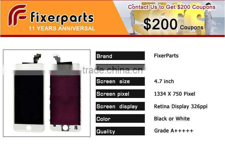 New lcd for iphone 6 mobile phone dispaly