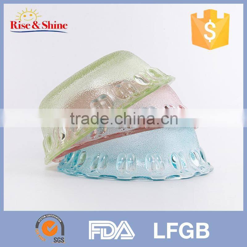 cheap glass plates set for food