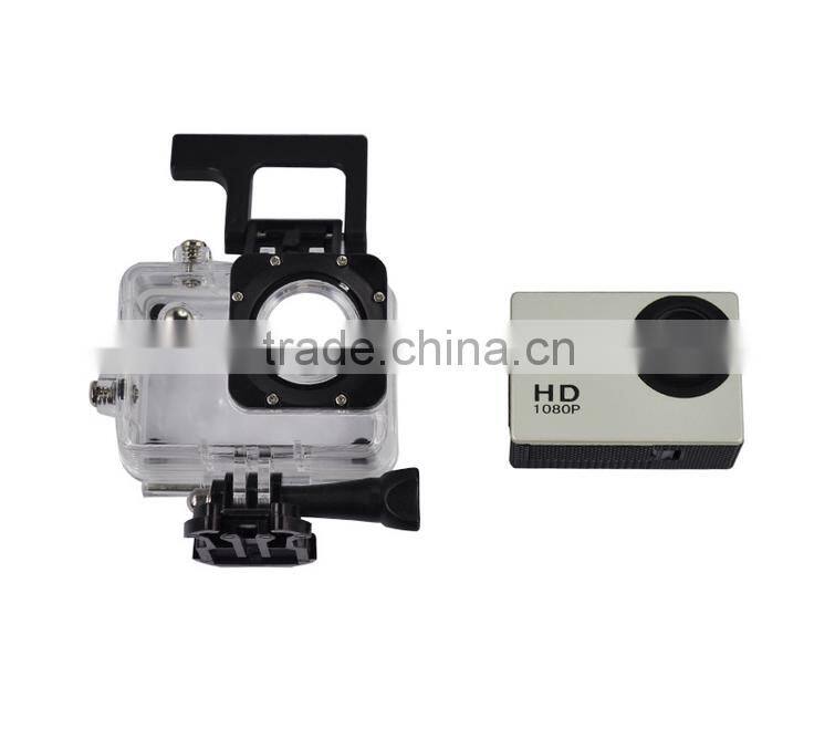 HD Action Camera Wifi 2.0 LTPS LED mini cam recorder marine diving 1080P HD DV style two batteries + monopod