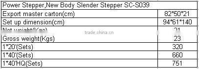 2015 Christmas gift exercise stepper with handlebar