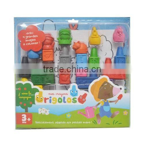 Hot Selling Various Shaped Finger crayon sets for kids