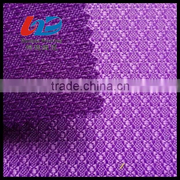 100% Polyester Diamond Weave Jacquard Fabric With PU/PVC Coating For Bags/Luggages/Shoes/Tent Using
