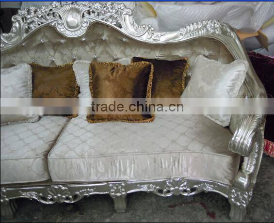European stylel wooden living room furniture sofa set