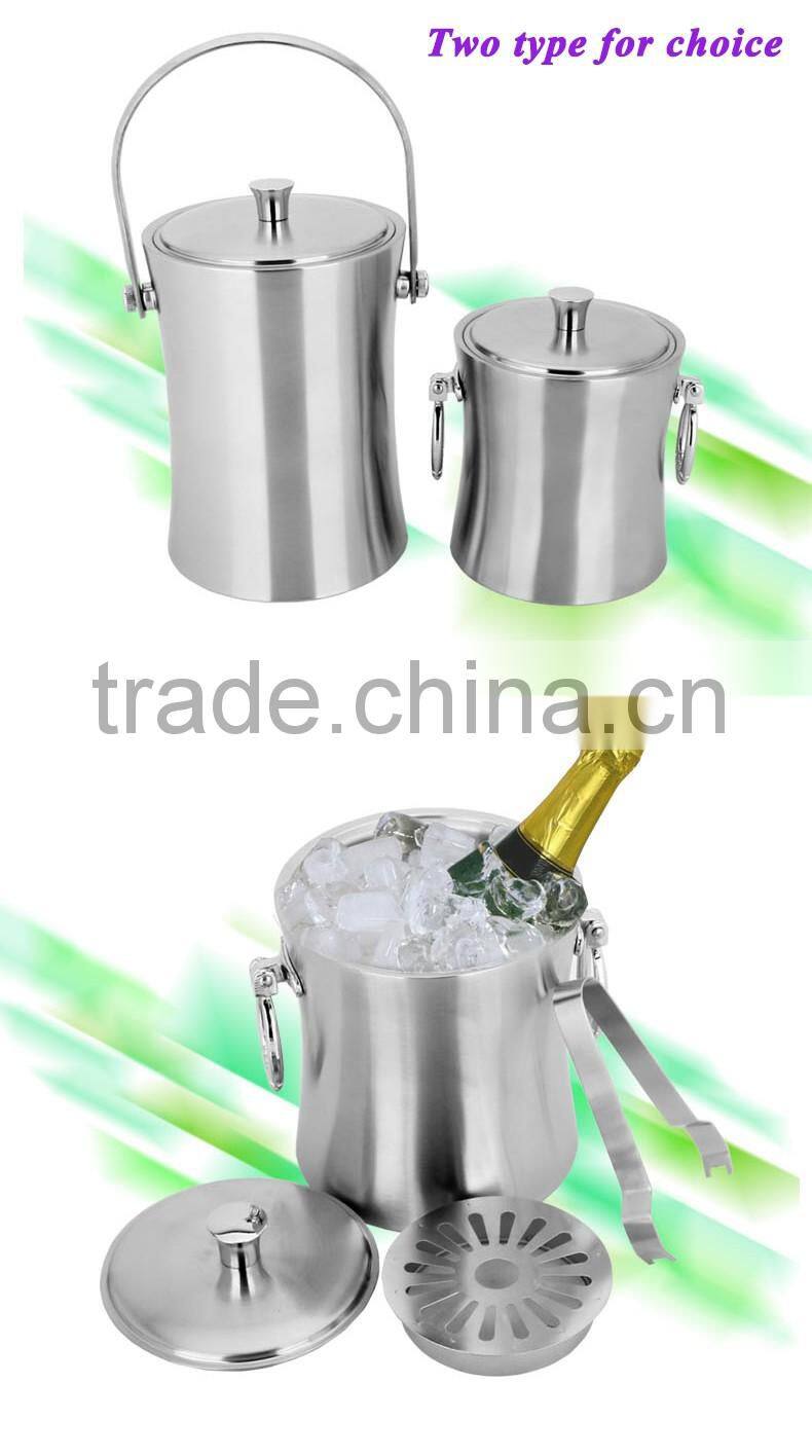 Wholesale Stainless Steel double wall Ice bucket bar bucket