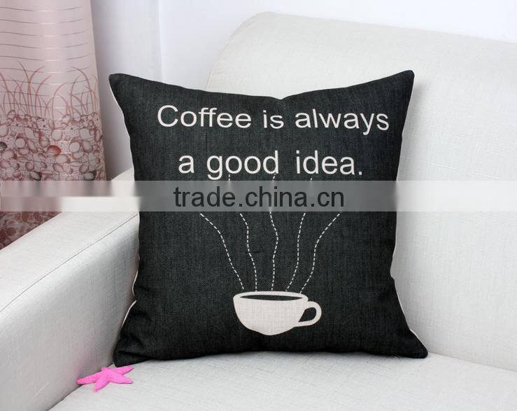 European and American style pillow, cotton and linen cushion for leaning on, restoring ancient ways to figure custom