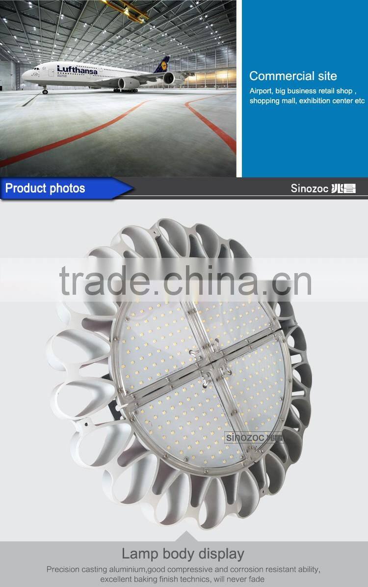 Sinozoc 200w UFO LED high bay light Fixture UFO highbay light, ufo led high bay light 200w