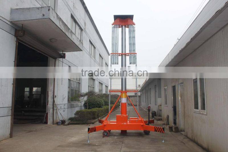 High quality hydraulic telescopic cylinder double ladder lift platform GTTY-28B