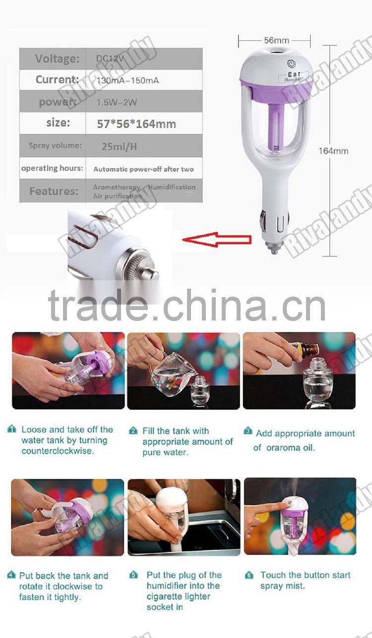 air fresher for car Car fragrance humidifier car ultrasonic humidifier