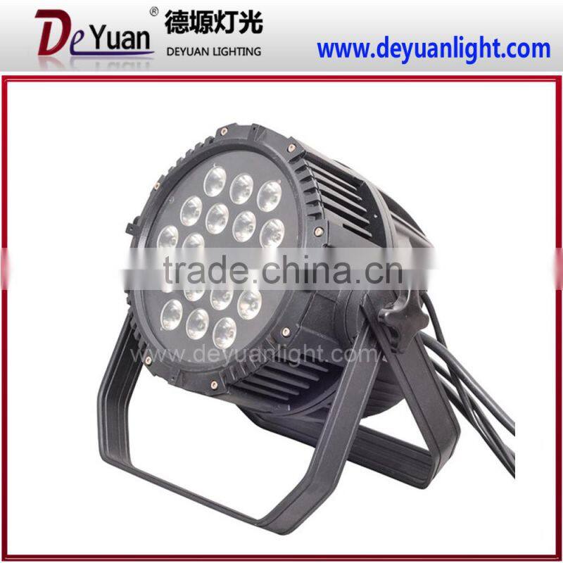 led pro outdoor lighting 18pcs 10w par can lights for sale
