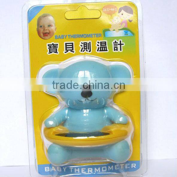 Baby water bath thermometer with cartoon tiger various shape