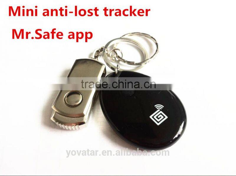 Mini bluetooth tracker,wallet/luggage/phone/kid/pet locaton tracker,free app tracker device