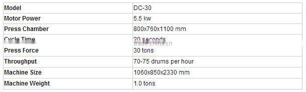 High Quality Hydraulic Steel Buckets Press Machine